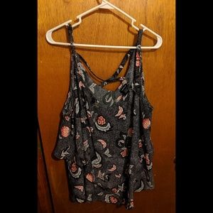 Torrid floral tank top